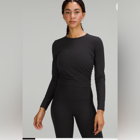 Lululemon All It Takes Ribbed Nulu Long Sleeve Shirt - Picture 1 of 5
